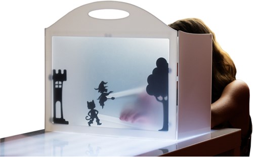 Eduplay teatro de sombras juego educativo cartón multicolor