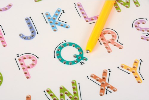 Eduplay pizarra magnética aprender abecedario para niños-2