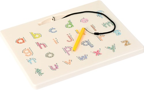 Eduplay pizarra magnética aprender abecedario para niños-3