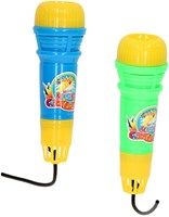 Duckiez micrófono de juguete efecto eco colorido para niños