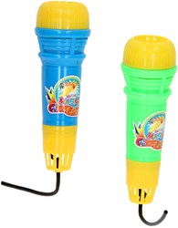 Duckiez micrófono de juguete efecto eco colorido para niños