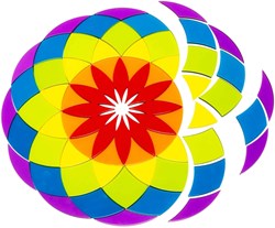 Eduplay juguete acrílico Mandala grande - juguete educativo