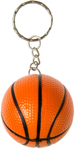 Llavero baloncesto soft accesorio deportivo marrón espuma