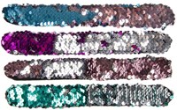 Pulsera slap lentejuelas accesorio mágico que cambia de color para niños