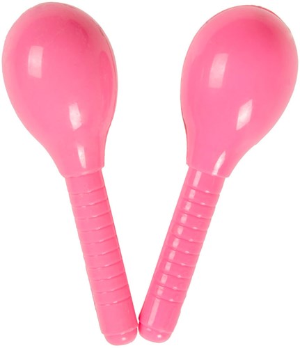 Mini maracas juguete colorido 2 piezas instrumento musical plástico-3