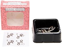 Puzzle IQ con anillos de metal - juego de lógica para niños-3
