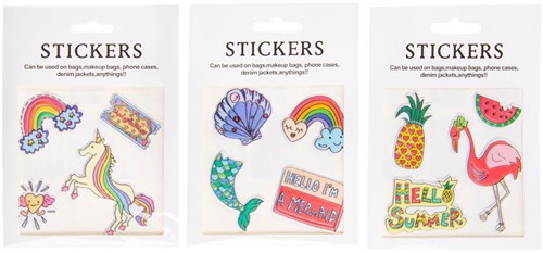 Stickers Ropa Trendy decoración colorida para niños y manualidades