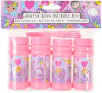 Set de juguetes pompas de jabón princesa 4x50ml - regalo fiesta infantil