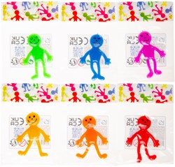Stretchy Emotie Poppetje juguete colorido figura antiestrés