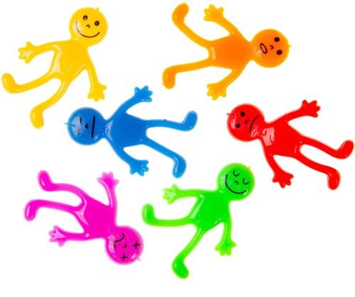 Stretchy Emotie Poppetje juguete colorido figura antiestrés-2