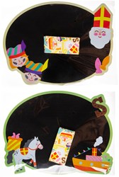 Krijtbordje Sinterklaas pizarra con tizas - juguete festivo