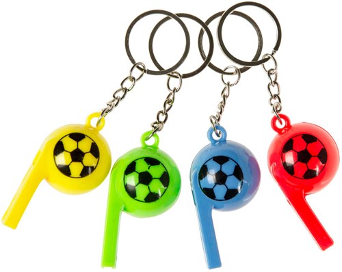 Silbato de fútbol llavero juguete accesorio fútbol