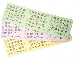 10 bloques de bingo 100X3Krt 1-75 75BT01
