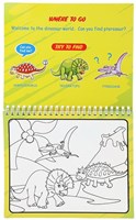 Libro de dinosaurios para colorear con agua 46845B-3