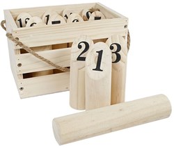 Juego de lanzamiento escandinavo madera juguete exterior Gametime para niños