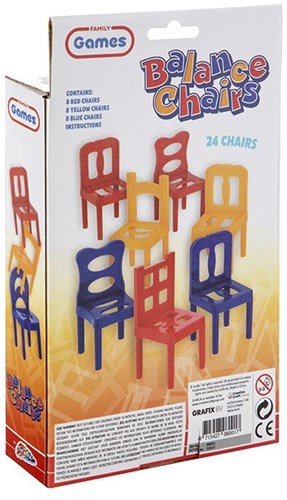 Juego de equilibrio apilar sillas edición viaje juego estratégico infantil-3