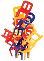 Juego de equilibrio apilar sillas edición viaje juego estratégico infantil