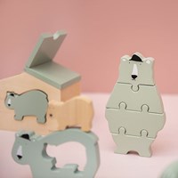Trixie puzzle de animales de madera - juguete educativo Mr. Polar Bear-3
