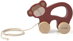 Trixie juguete de arrastre de madera - mono - madera FSC - juguete para bebés - Mr. Monkey