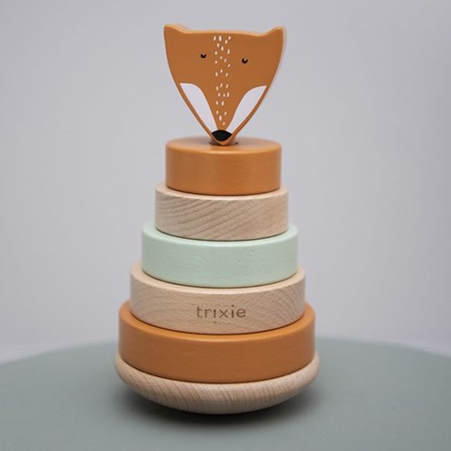 Trixie torre apilable de madera - juguete educativo Mr. Fox - madera FSC-3