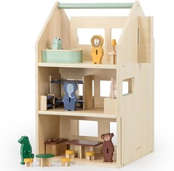 Trixie Casa de muñecas de madera con accesorios - Juguete de madera FSC