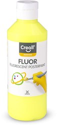 Creall témpera amarilla - pintura fluorescente 250ml para niños