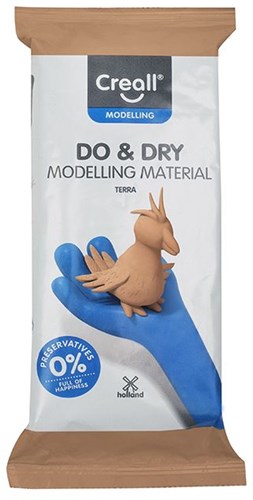Creall arcilla para modelar autosecante 500g terracota - pasta secado aire