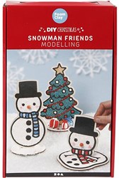 Foam Clay set creativo muñecos de nieve y árbol de Navidad - juguete creativo