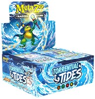 Asmodee MetaZoo juego de cartas coleccionables Torrential Tides Booster Box cartas de agua