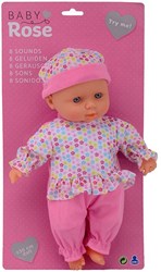 Baby Rose Muñeca Baby rose +/- 30 cm. 27443