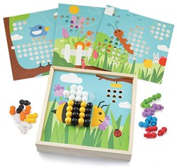 Bigjigs Tablero de Clavijas de Jardín