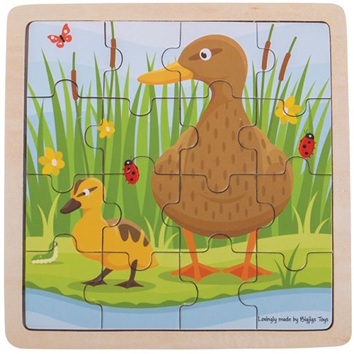 Puzzle Bigjigs Pato y Patito