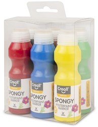 Creall Spongy Pintura de Cartel de Marcador Primario Set 6x70ml