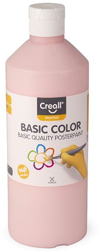Creall pintura témpera rojo pastel 500 ml - pintura escolar para niños y adultos