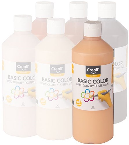 Creall pintura témpera juguete 500ml color piel beige pintura infantil