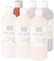 Creall pintura témpera juguete 500ml color piel beige para niños