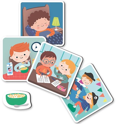 APLI Kids juego magnético aprender la hora juguete educativo reloj-3