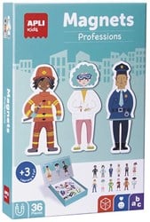 APLI Kids APLI - Tarjeta Magnética Profesiones 36 piezas