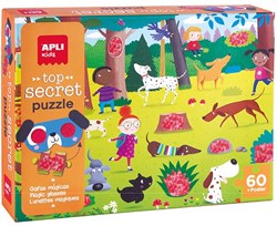 APLI Kids APLI - Puzzle Top Secret Dogs (60 piezas)