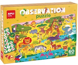 APLI Kids APLI - Junior Jungle Observation Puzzle (60 piezas)