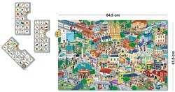 Puzzel vind alles in de stad