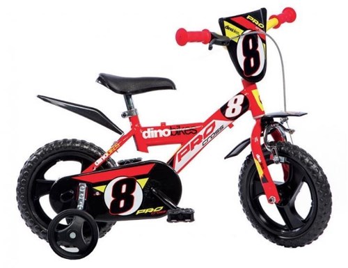 Dino Jongensfiets Pro Cross 12 inch rood