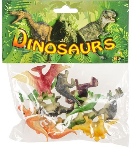 Dinosaurios de juguete mini figuras de plástico para niños set de 12-3