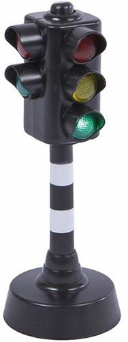 Kids GLOBE semáforo juguete con luz y sonido 12cm señal de tráfico-2