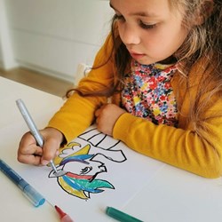 Bruynzeel rotuladores con purpurina set 6 unidades - manualidades y dibujo