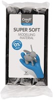 Creall plastilina super soft negra 500g juguete creativo