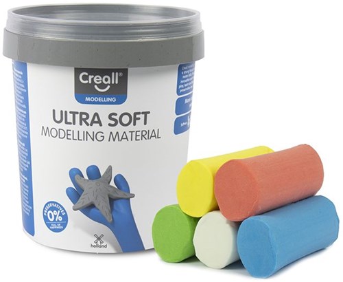 Creall Mini surtido de arcilla para modelar suave sedosa 300gr - Colores brillantes