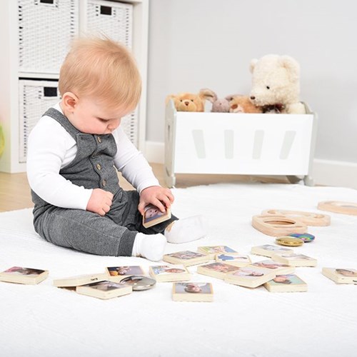 TickiT fichas de emociones de madera juguete educativo para niños-3