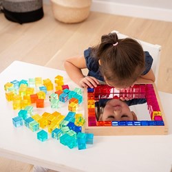 TickiT juguete educativo Gem Cube Mirror Tray colorido y creativo