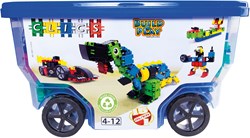 Clics set de construcción Rollerbox 15 en 1 - juguete de construcción sostenible